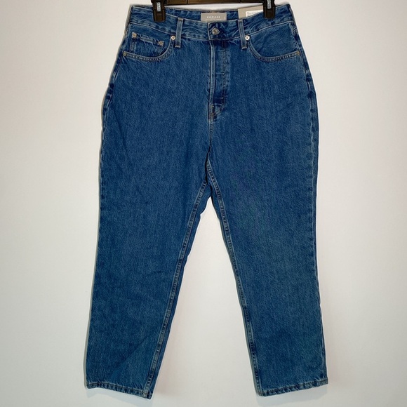 NWT Everlane Curvy 90's Cheeky Straight Jean Organic Cotton Womens Size 31 Ankle - Picture 5 of 11